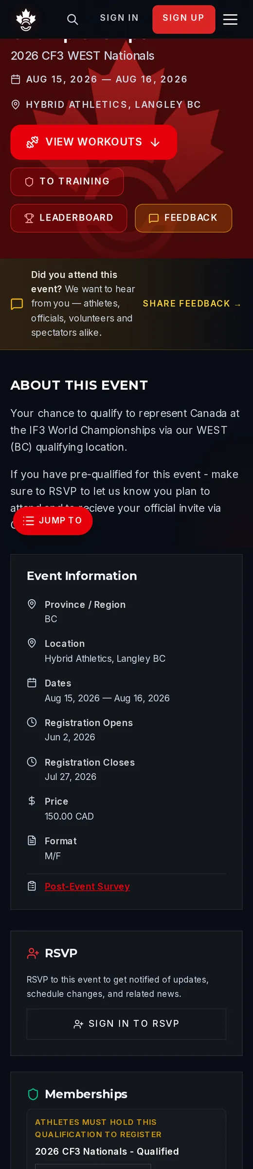 Keep your event in Circle21. Your site stays current. on a phone